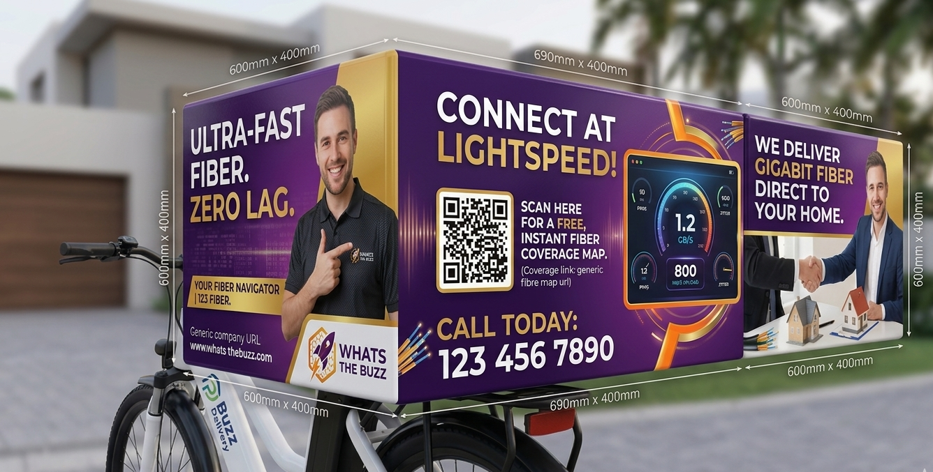 ISP Delivery Bike Mockup